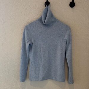 J. McLaughlin Soft Blue Turtleneck Sweater